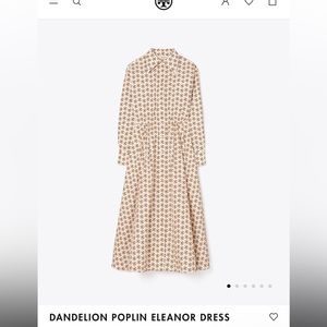 Tory Burch dandelion poplin dress size 2